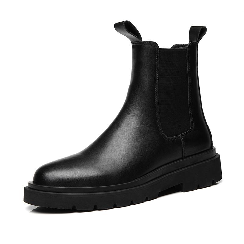 Fashion 2025 Autumn New Chelsea Boots for Men Black Boots Platform Shoes Fashion Ankle Boots Winter Slip on Men Shoes New Botines Mujer