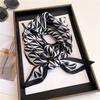 Scarf, Long Silk Scarf, Versatile Silk Scarf, Double-Layer Simulated Silk, Diagonal Scarf, Autumn And Winter Hair Binding And Scarf