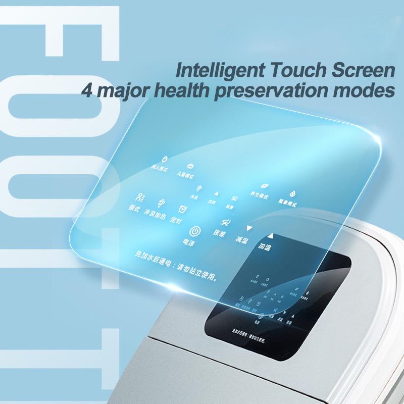 JINKAIRUI Foot Bath Foldable Fully Automatic Foot Massager Roller Electric Foot Bucket Hot Compress Foot Massage Machine
