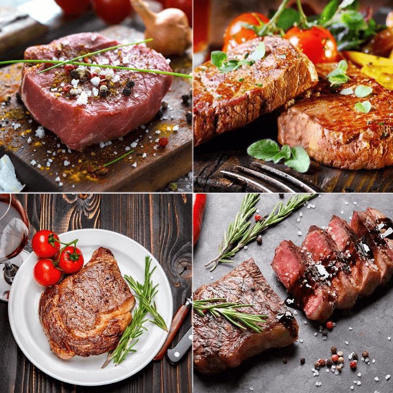 Fleischklopfer Hammer, Edelstahl Steak Metall Klopfer Küchenwerkzeug Schwerlast Robust Doppelseitiger Fleischklopfer