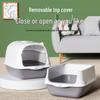 Extra Large Enclosed Cat Litter Box with Deodorant and Splash Guard