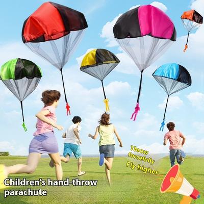 Juguete de Paracaídas de Lanzamiento Manual para Niños Desenredable Paracaídas Volador para Exteriores Juguete para Exteriores para Hombres Rellenos para Cestas de Pascua Regalo para Niños