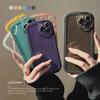 Simple Solid Color Transparent 14 Suitable for Iphone13promax IPhone Case 11 All Inclusive 16 Soft 15 Couples 12