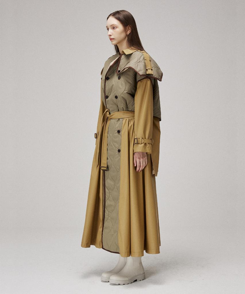 Mmam Quilting Signature Trench Coat