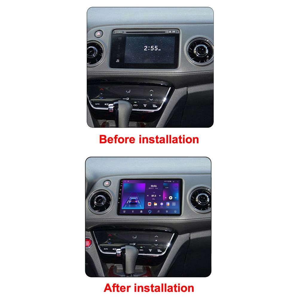 Android Carplay Car Radio For Honda Vezel HR - V HRV HR V 2015 - 2017 Multimedia Player Head Unit Stereo GPS Navigation BT WIFI 4+64GB