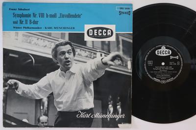 LP Record KARL MUNCHINGER, WIENER PHILHARMONI - Schubert Symphonie Nr. Viii H-moll SXL2156 DECCA Germany Classical Used