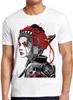 Mecha Geisha Japanese Art Drawing Cult Movie Japan Top Gift Tee T Shirt M836