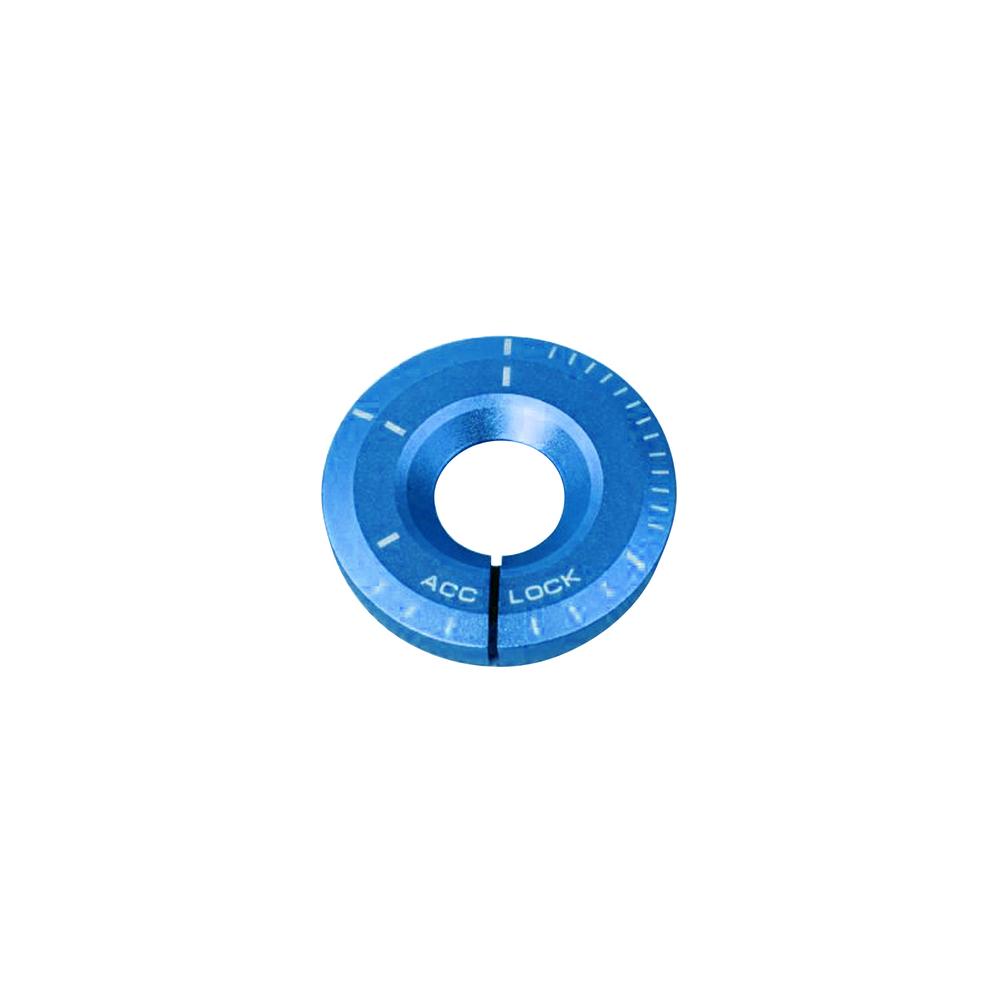 3Pcs Car AC Control Ring Auto Ignition Key Ring Switch Sticker for VW Tiguan Atlas T-roc Ateca FR Passat B8 Variant 2017-2019