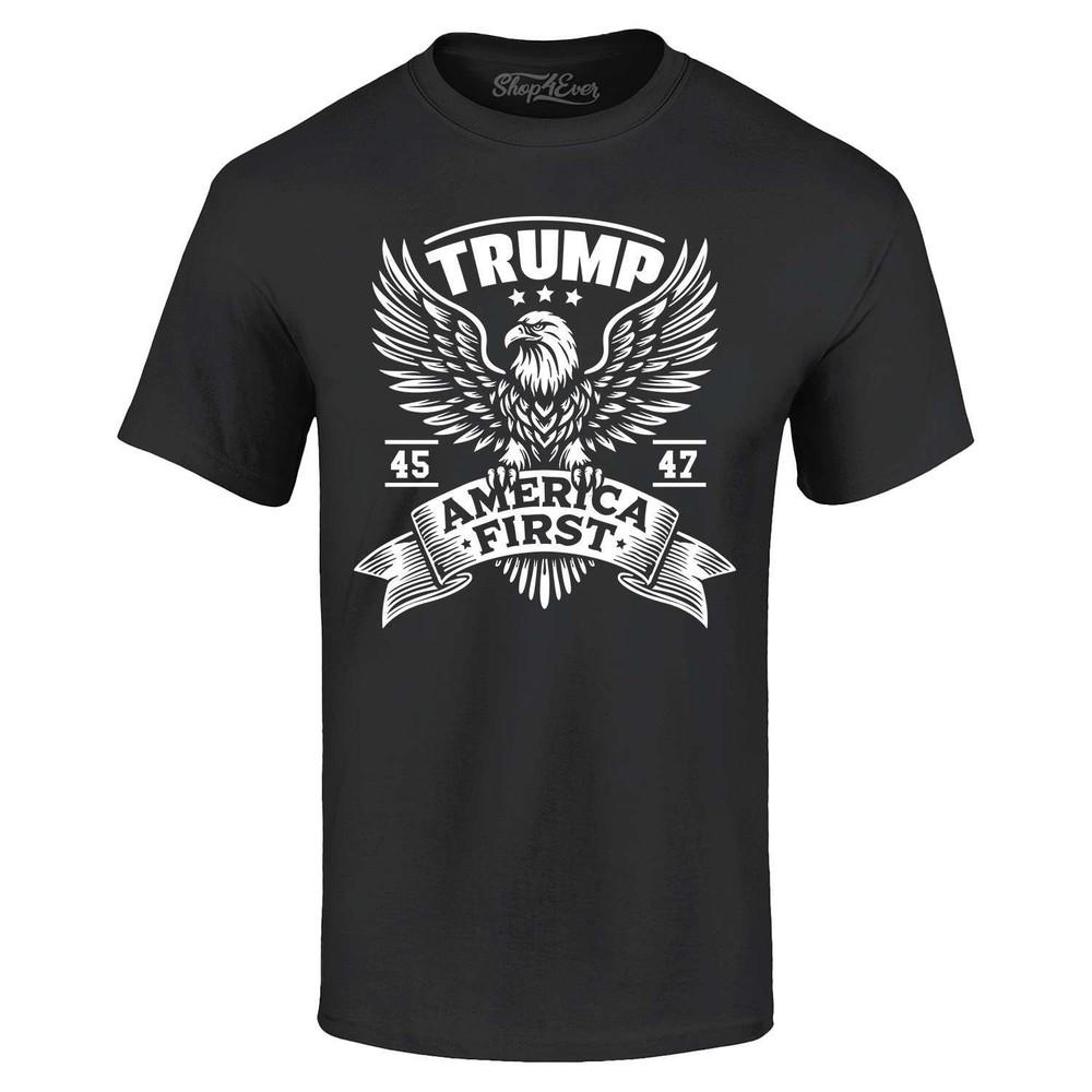 Trump 45 47 America First Eagle T-shirt President Trump Shirt