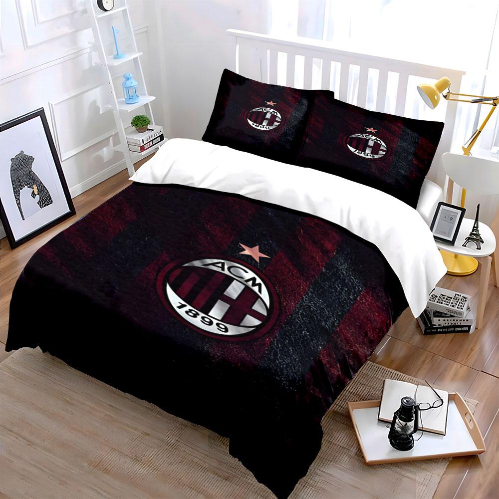 Striped pattern with "ACM" logo. Bedding sets Duvet cover sets Duvet covers Pillowcases(1 * Duvet Cover 2 * Pillowcases without duvet insert)