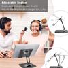 Aluminum Alloy Desktop Mobile Phone Stand Foldable iPad Tablet Support CellPhone Desk Bracket Lazy Holder For Smartphone Mount