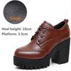 New Women Pumps Shoes Size 32-43 Deep Mouth  Women Oxfords Fall Winter Plush Thick High Heel Shoes Platform Pumps Office