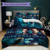 Supernatural Tv Show Character Collage Bedding Without Core 1 Duvet Cover 2 Pillowcase Without Core Bedding Set Duvet Cover And Pillowcase