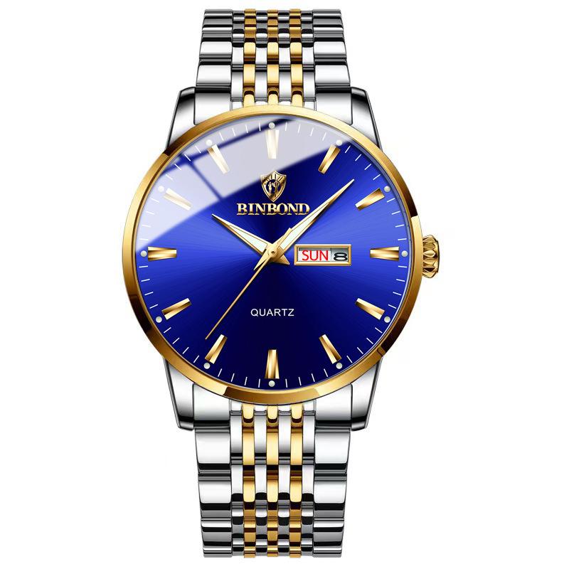 2024 Mens Watches Top Brand Luxury Business Men Watch Waterproof Male Clock Man Quartz Wristwatches Auto Date Week