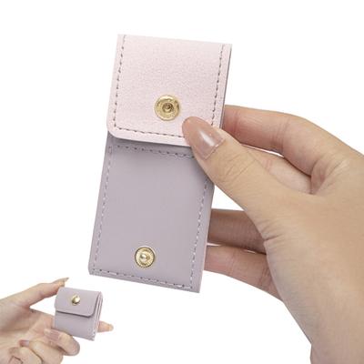 Mini Borsa da Viaggio per Gioielli Pieghevole Arrotolabile Pochette Portaoggetti per Gioielli Portatile Organizzatore per Gioielli con 4 Scomparti per Anelli Orecchini Collane Bracciali