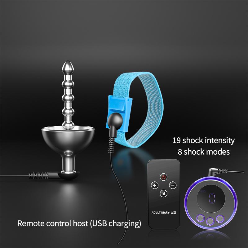 Elektrický šok Koňské oko Tyč Uretrální stimulátor Penis Plug Nerezová ocel Tahací kulička Pánský masturbátor Vlny Katetr Sexuální hračky