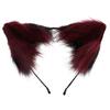 Cosplay Animal Furry para Adereço de Orelhas de Gato Fofo Lolita Pelo Longo Kawaii Pro de Cabelo