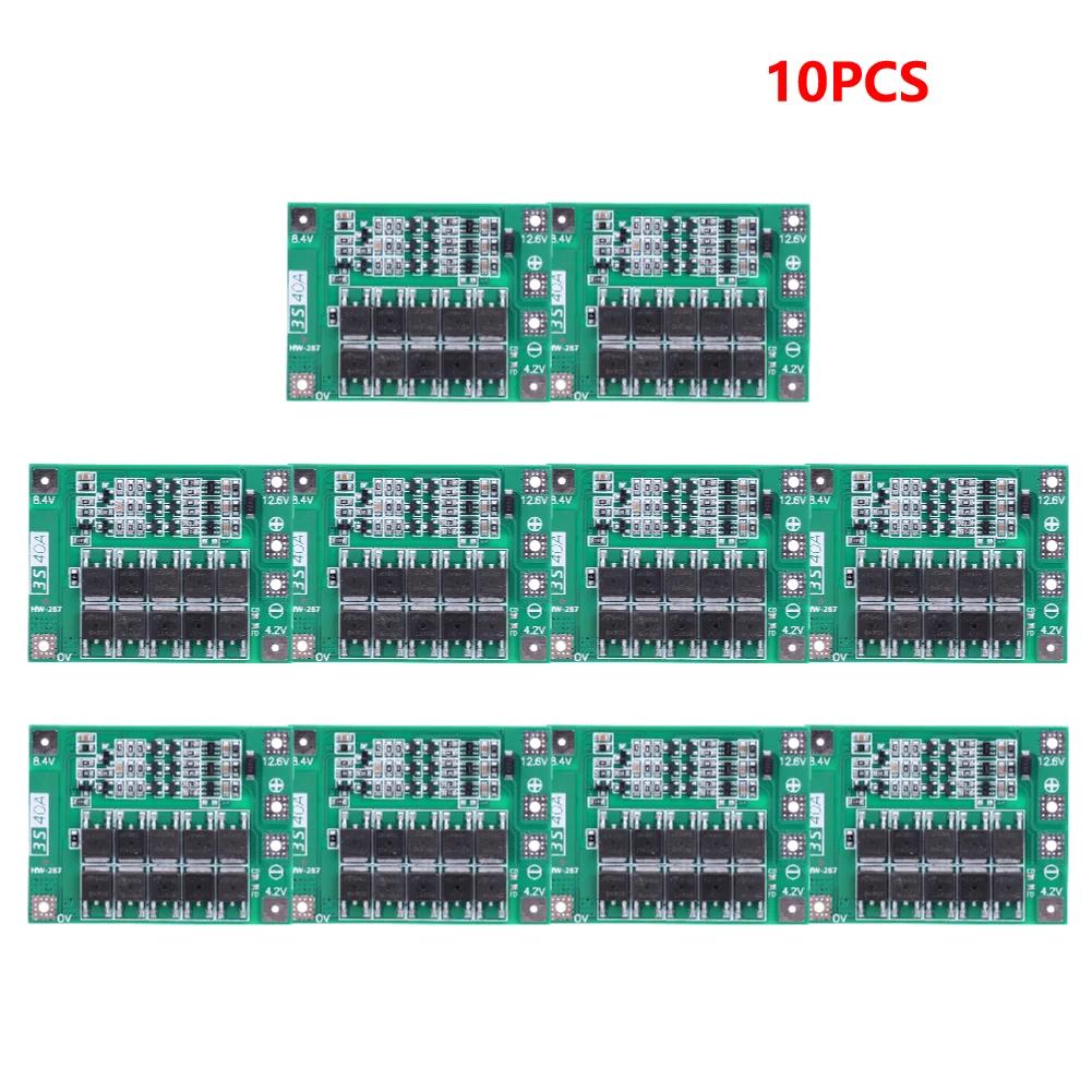 3S/4S 5A 10A 20A 40A 60A Li-ion Lithium Battery Charger Protection Board 18650 BMS For Drill Motor with Standard/Enhance/Balance