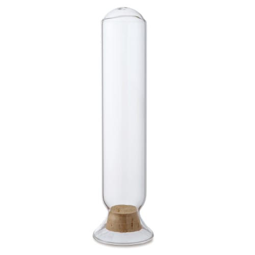 POSH LIVING Seed Bottle Cylinder, Clear, Size: Approx. W7 D7 H25 22716
