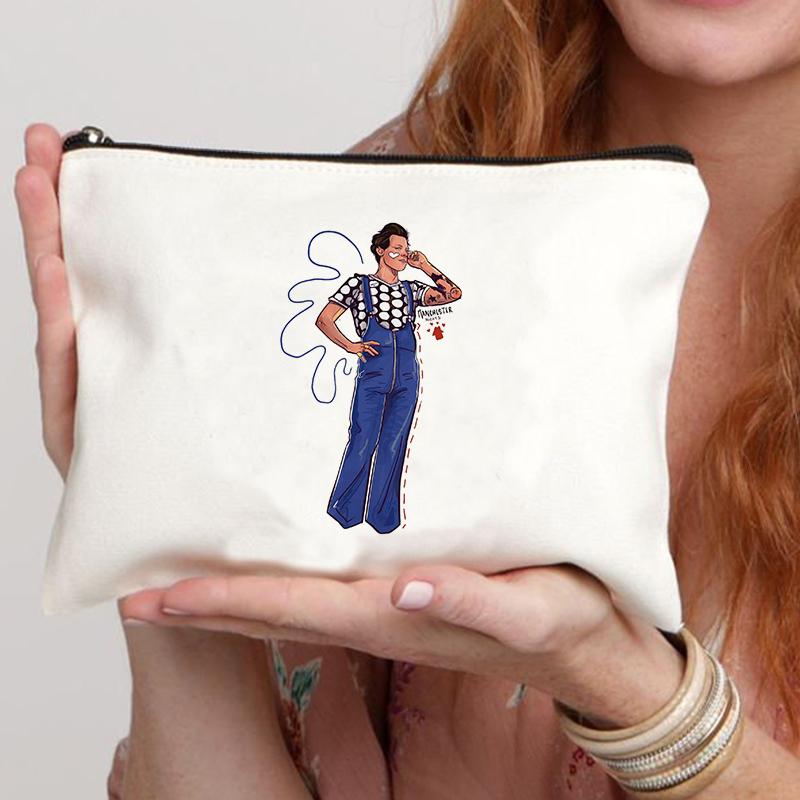 

Love on Tour Pattren Cosmetic Bag HS Merch Makeup Case Travel Toiletries Organizer Harry s House Storage Make Up Pouch Pencil