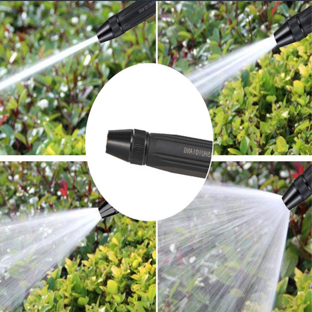 

Water Gun High Pressure Mini Plastic Jet Washer Wand Adjustable Watering Pattern Quick Connect for Gardening Watering Car Washer чёрный