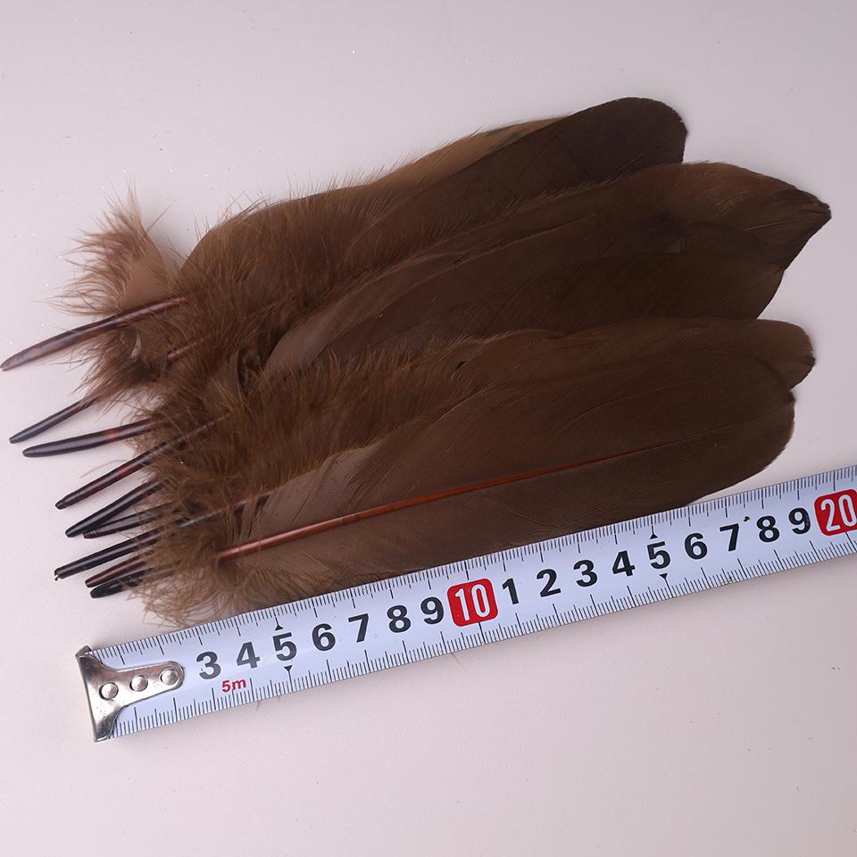 100Pcs Colored Goose Feathers for Decorating Christmas Crafts Dress Jewelry Fringe Accessories 6-8 inch 15-20CM