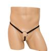 Men's Iron Ring Suspenders T-pants Sex Underwear, Bead Curtain Link Hollow Men's Thong Sex Underwear