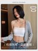 Traceless Suspender Tube Top Thin Shoulder Strap Underwear  Summer Thin Small Chest Chest Wrap Without Steel Ring Bra Beautiful Back Integrated Bra