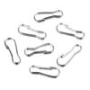 Stainless Steel Round / Flat 3 Word Buckle B-Shaped Buckle Bracelet Necklace Pendant Connector DIY Jewelry Making
