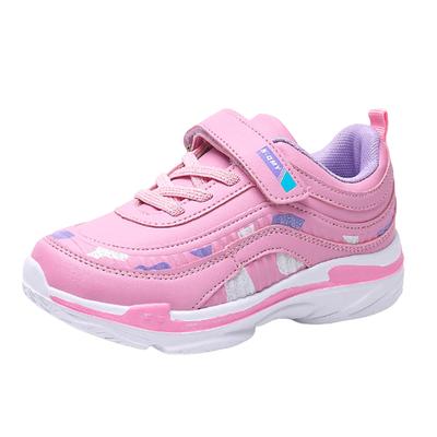 Girls Sport Shoes Waterproof Running Kids Sneakers Casual Leather Pink Breathable Fashion Anti-Slip Lightweight Children Shoes