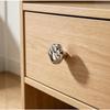 Titanium Silver Cabinet Knobs Heavy Duty Drawer Pulls for Dresser Cupboard Wardrobe Cafe Office Home Furniture Renovation