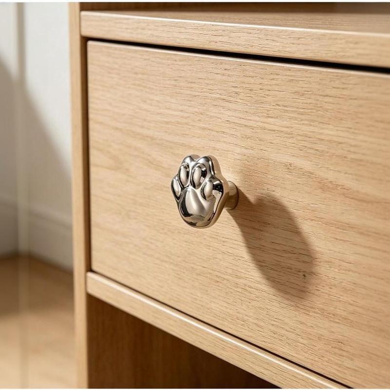 Titanium Silver Cabinet Knobs Heavy Duty Drawer Pulls for Dresser Cupboard Wardrobe Cafe Office Home Furniture Renovation