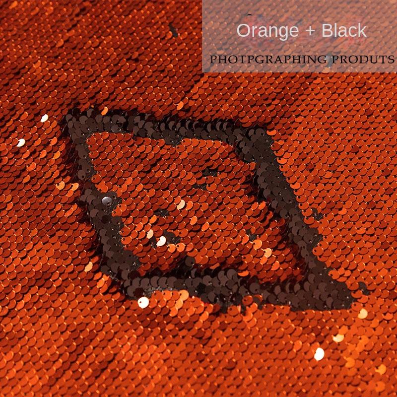 Tessuto Paillettes Bicolore Creativo per Abbigliamento Parete Graffiti Sfondo Tessuto Materiale da Cucito Fai da Te per Designer Vendita all'Ingrosso