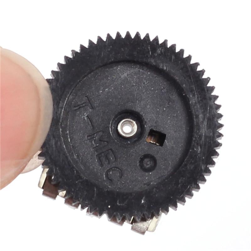 10-50PCS/Lot A103 10K Duplex Dial Wheel Gear Potentiometer for Radio MP3/MP4 Volume Adjustment Switch Potentiometers
