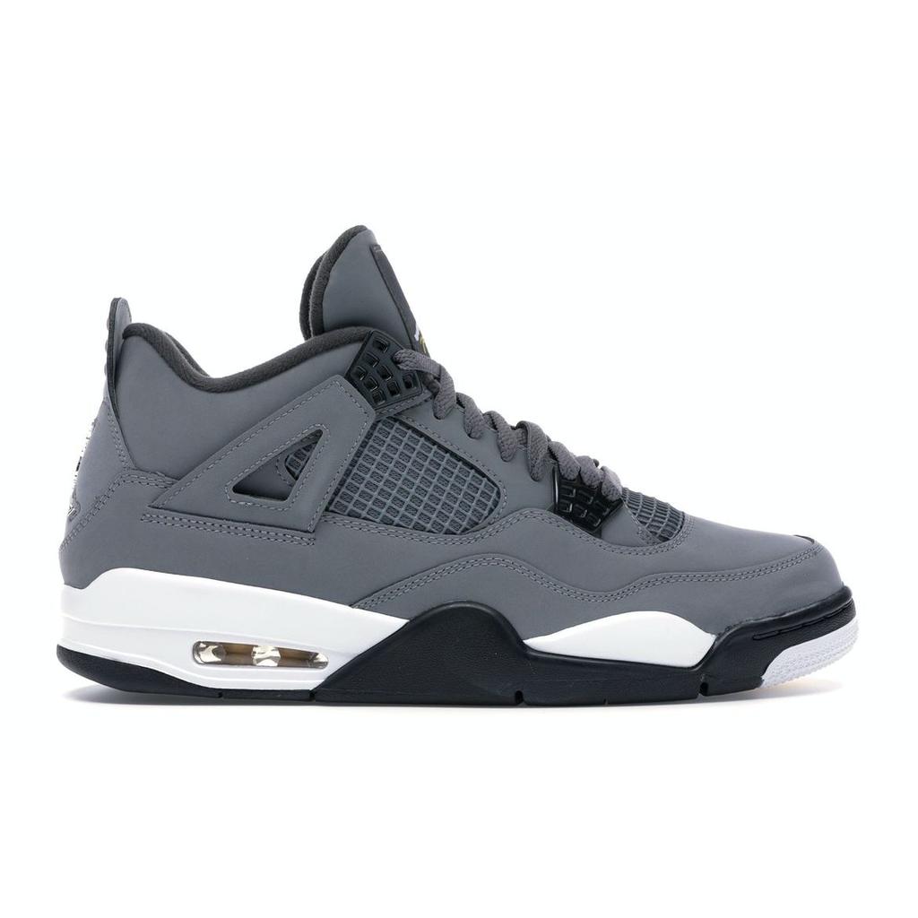 Air Jordan 4 Retro Cool Grey 2019 Unisex Sneakers Chrome Dark-Charcoal 308497-007