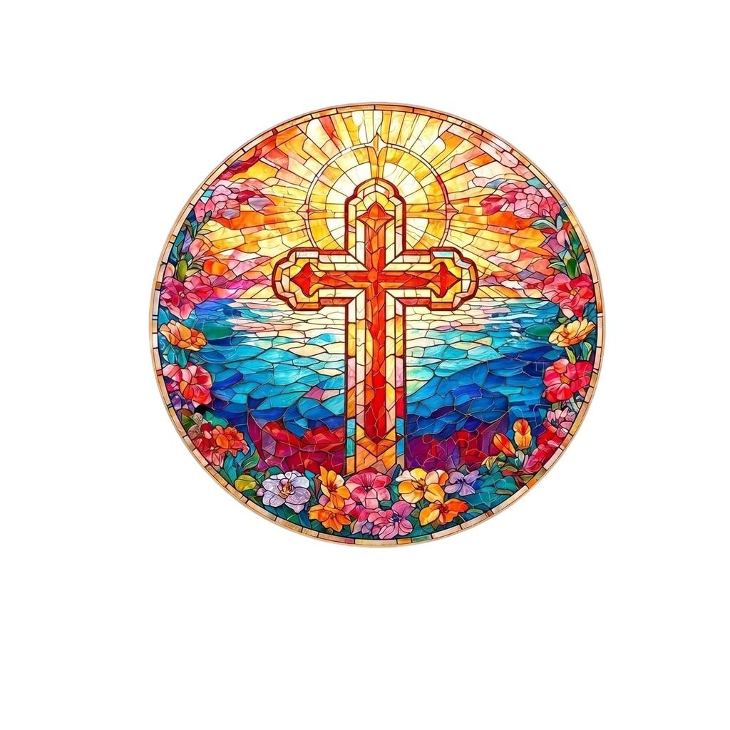 Acrylic Sunshine Catcher Puzzle Hanging Decoration, Wall Art, Home Furnishing, Window Hanging Decoration