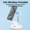 Magnetic Wireless Charger Stand 100W 2 in 1 Phone Charging Station Dock For iPhone 16 15 14 13 12 Pro Max AirPods Fast Charging