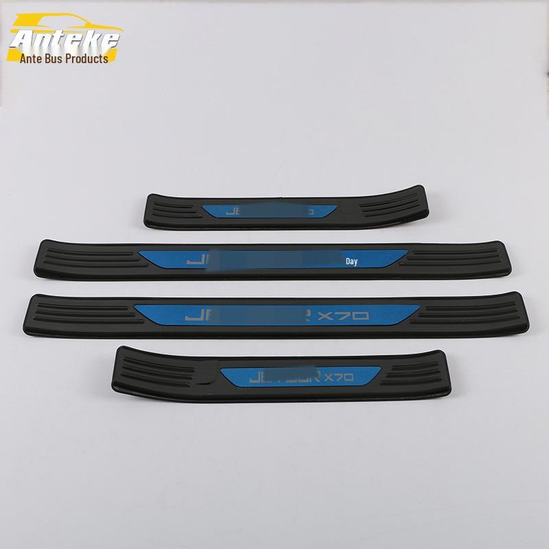 2020 Jetour X70 Stainless Sill Trim & Bumper Trunk Pedal Sticker