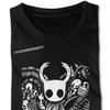 Grafika Ghost Knight Hollow Knight Zábavná hra Klasické tričko Unisex Skull Grafika Gothic Anime Tričko HipHop Print Trička