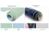 PU Leather Large Waterproof Desk & Mouse Pad - Solid Color Gaming & Office Mat