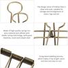 Hollow Dovetail Clip MultiColor   Tail   Clips Paperclip   Decorative Tool(L )