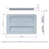 Sealed Toaster Lid Gray Toaster Dust Protector Practical Toaster Cover