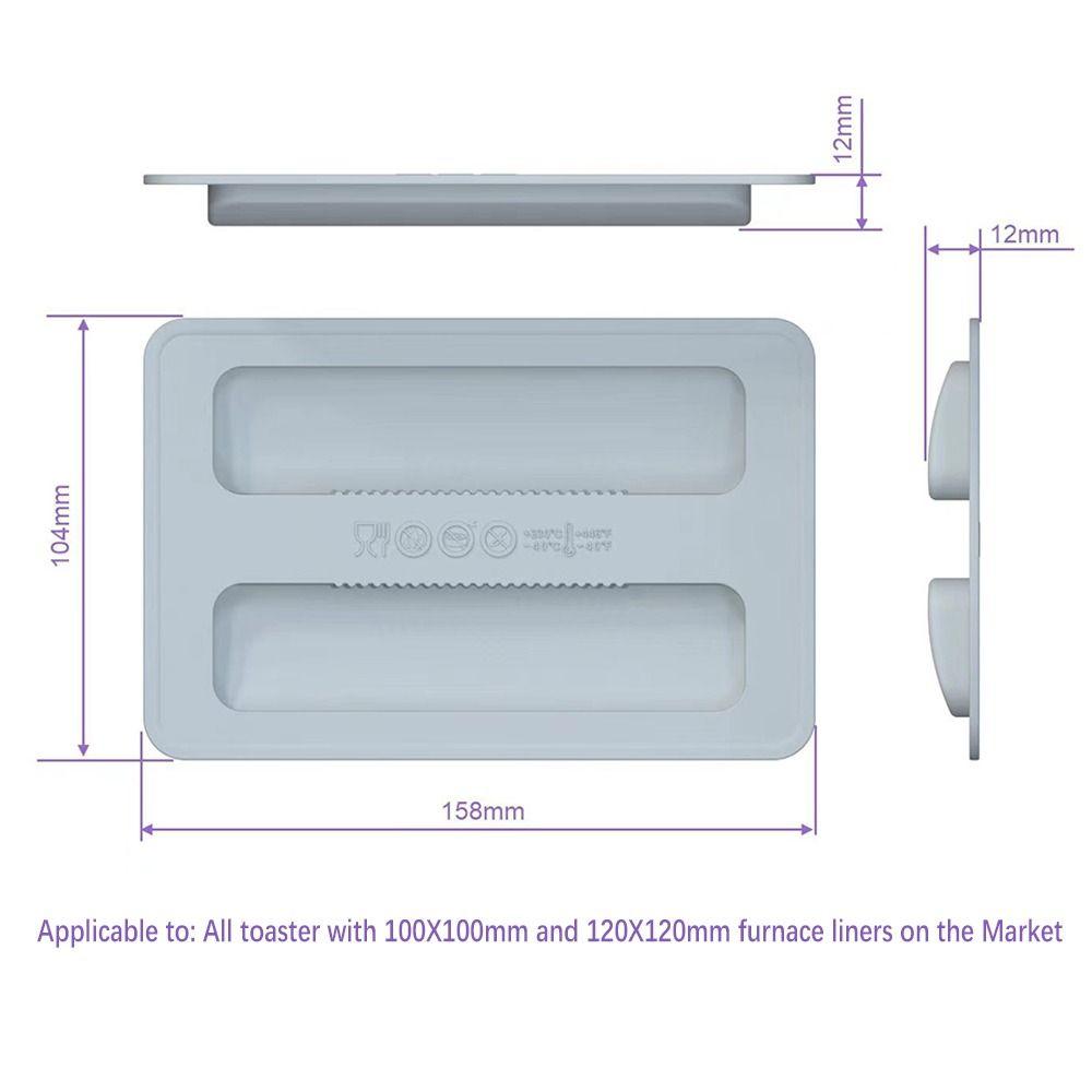 Sealed Toaster Lid Gray Toaster Dust Protector Practical Toaster Cover