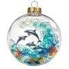 Themed Christmas Tree Ornaments Set of 10, Unlit Hanging Pendant Decorations for Holiday Tree