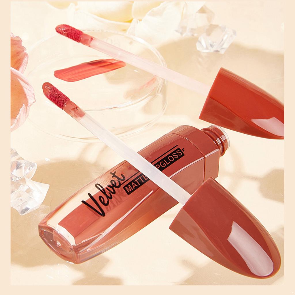 Waterproof Matte Liquid Lipstick for Women - Long Lasting Pigmented Lip Gloss, Non-Stick Formula for Daily Wear, Holiday & Party Makeup