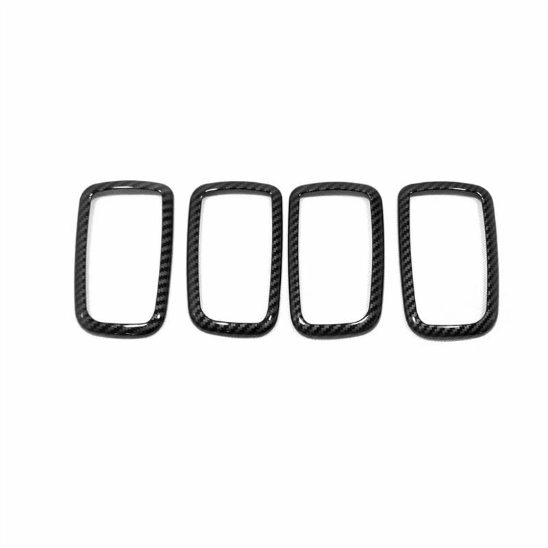 For Mitsubishi ASX 2011- 2014 - 2017 2018    Inner Door Handle Bowl Frame Cover Trim Sticker Car Styling Accessories