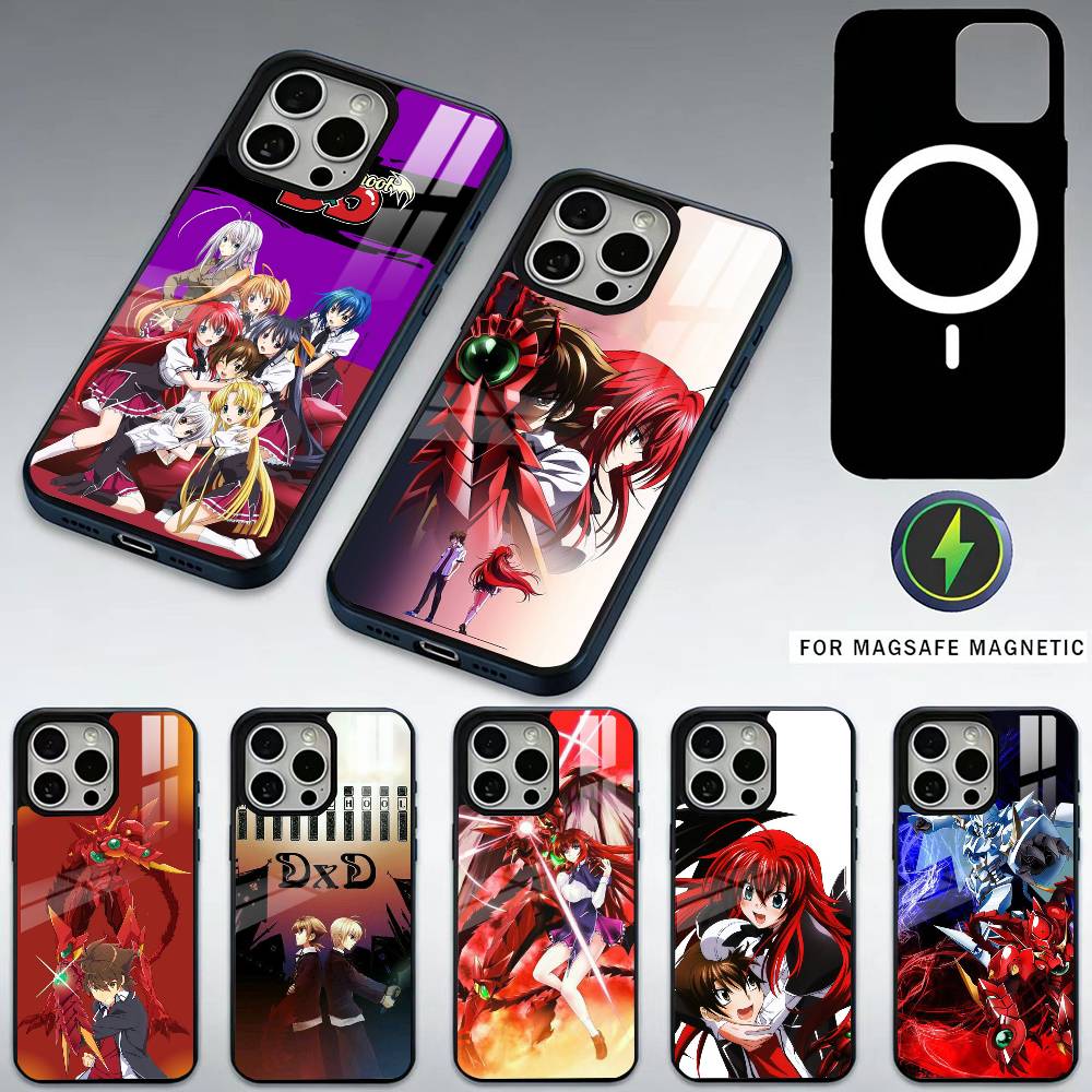H-High School D×D H-HERO Phone Case For iPhone17,16,15,14,13,12,11 Plus,Pro Max Magnetic For Magsafe Wireless Charging