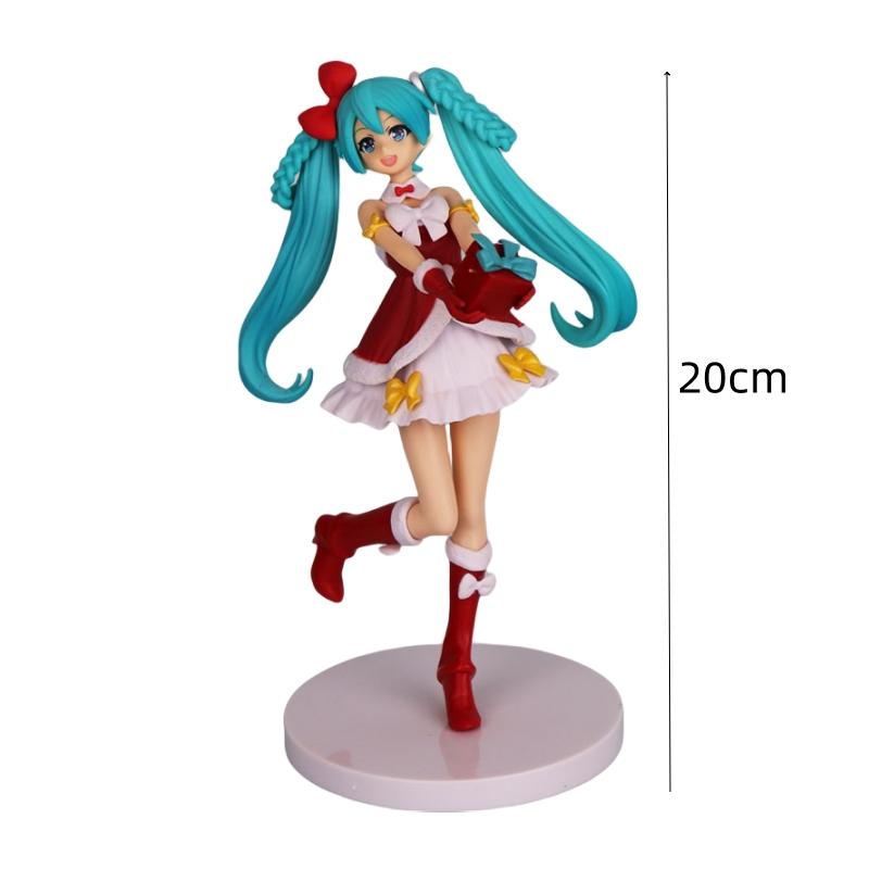 Nowa figurka akcji Hatsune Miku Miku Kawaii Kolekcja Model Różowa Sakura laleczka kawaiii Model kolekcjonerski Zabawki Dekoracja tortu