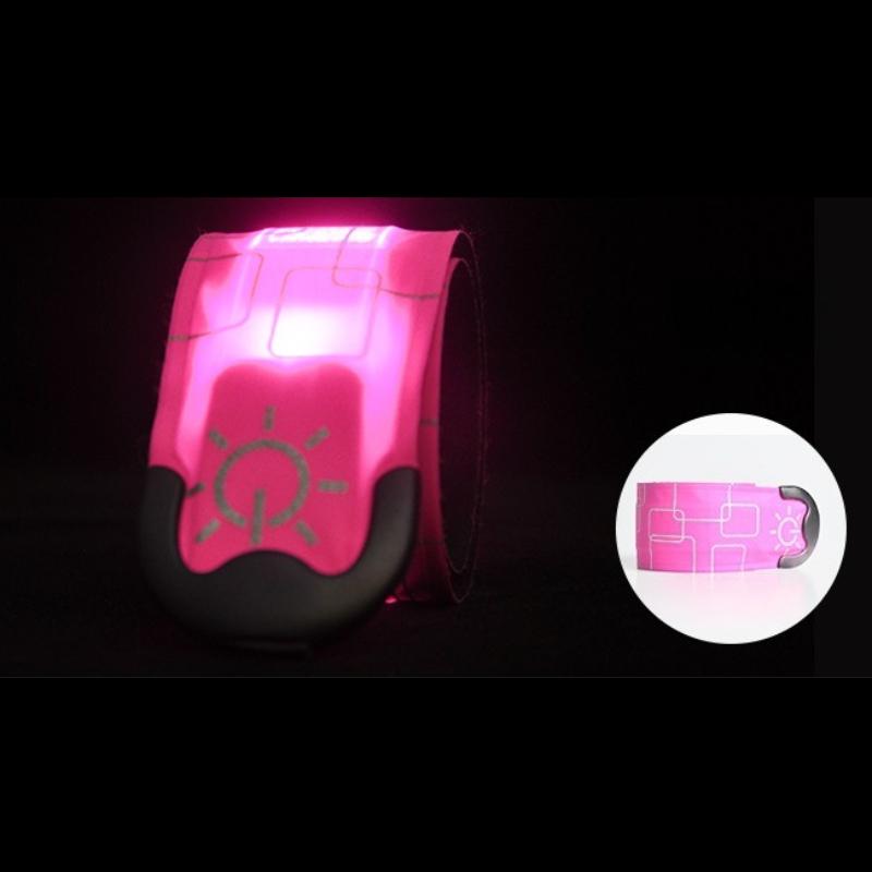 Night Running Armband Cycling Warning Wristband Outdoor Sports Safety Arm Belt Leg Safety Armband Rechargeable LED Light Band