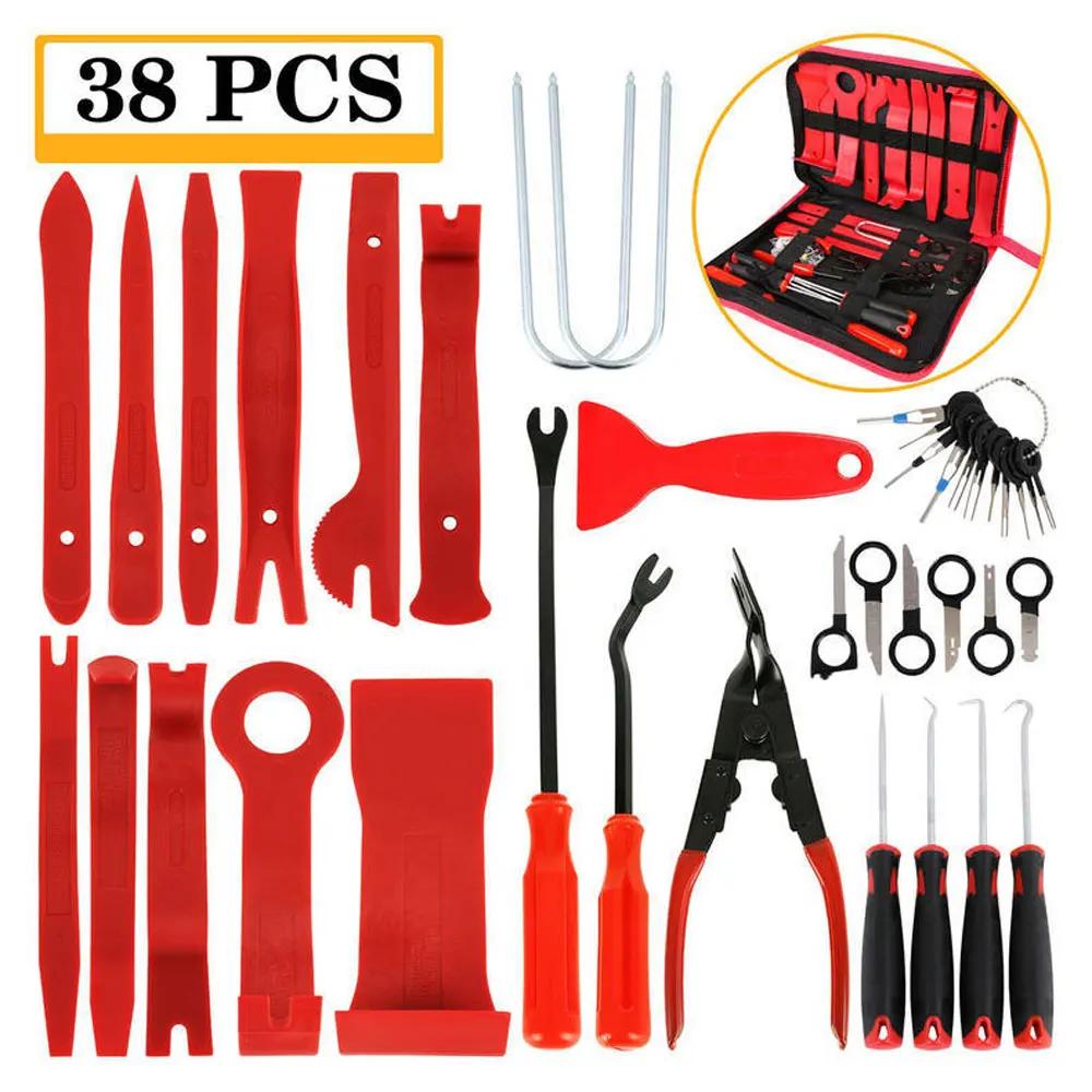 Universal Car Audio Repair Tool Car Clip Rivet Fastener Door Panel Trim Removal Tool Auto Interior Disassembly Pry Removal Tool